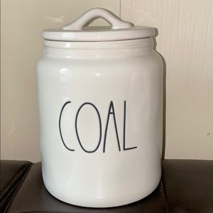 Rae Dunn COAL canister